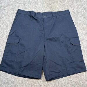 Cintas Cargo Shorts Men's Size 40 Comfort Flex Navy Blue Casual Workwear  370-20